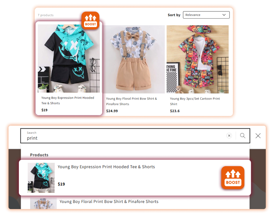 Product Merchandising and Boosting Rules